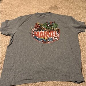 Marvel Heroes Gray Tee